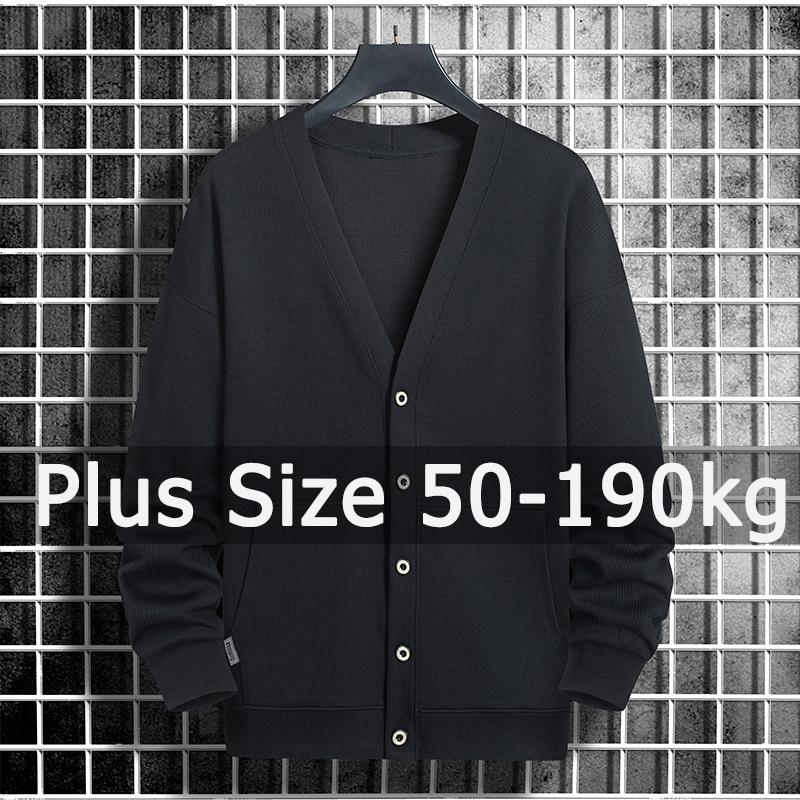 Winter Clothing Men Style - Plus Size Sweater Cardigan Men Knitted