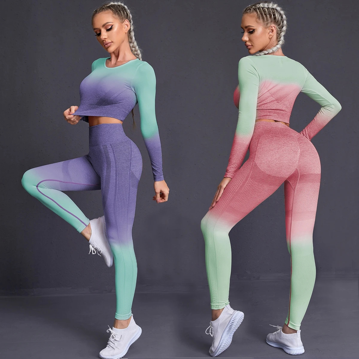 Yoga Set Gym Set Workout Cloth - Winter Yoga Clothing ulasan dan harga