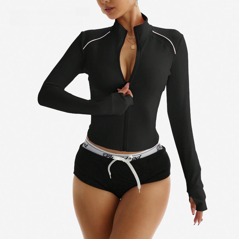 Women's Yoga Jacket Color Bloc - Winter Yoga Clothing ulasan dan harga