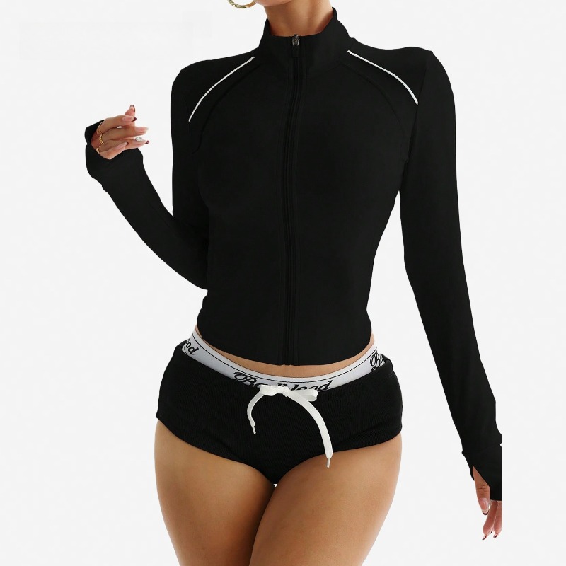 Women's Yoga Jacket Color Bloc - Winter Yoga Clothing ulasan dan harga