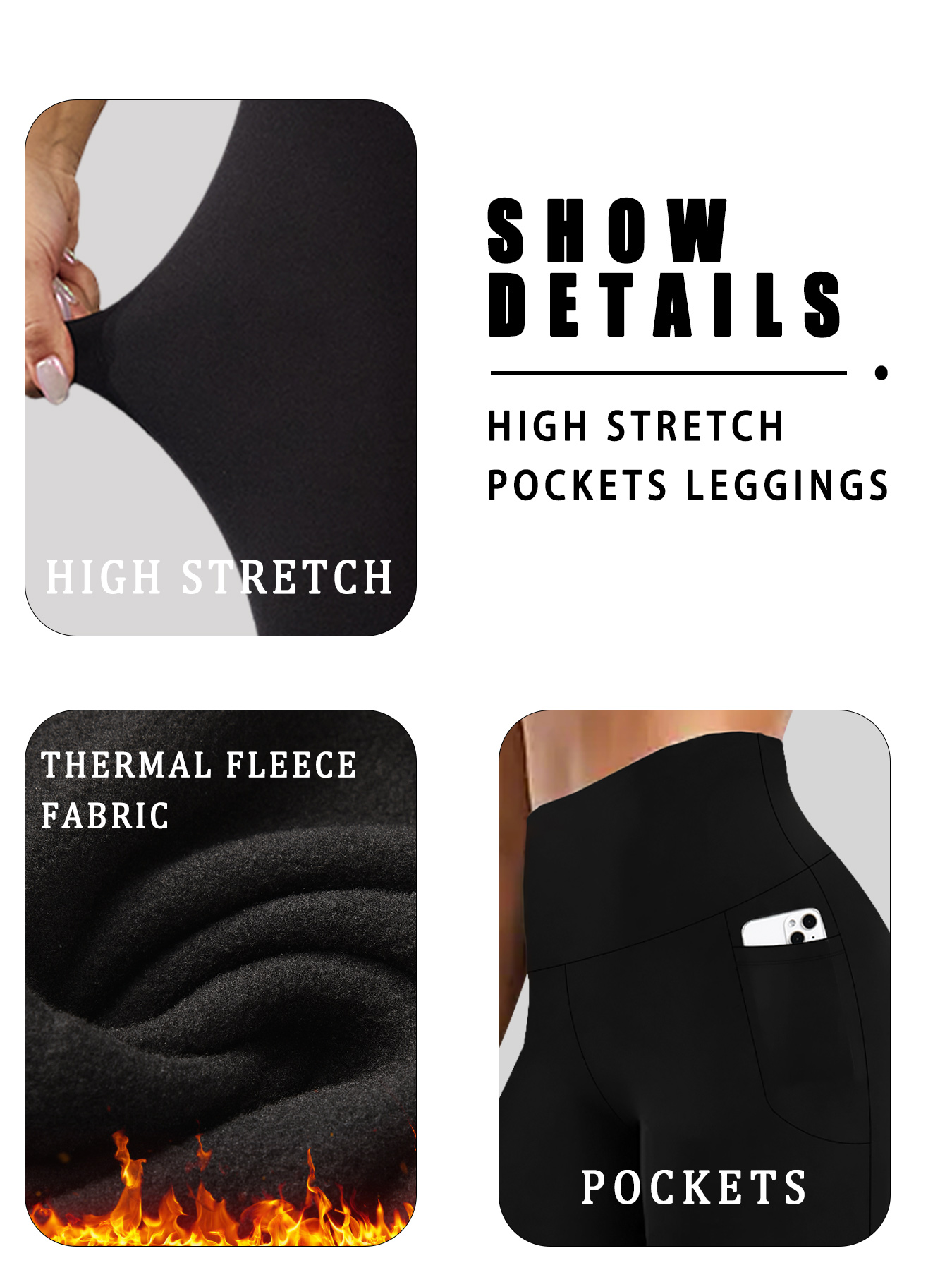 Womens Thermal Fleece Lined Hi - Winter Yoga Clothing ulasan dan harga