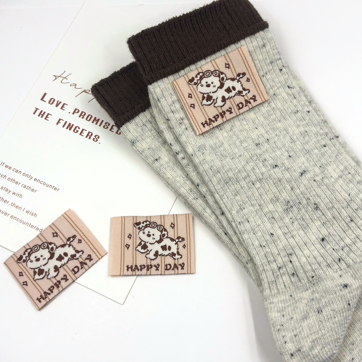 Original Cartoon Spot Dog Autu - Winter Clothing Label ulasan dan harga