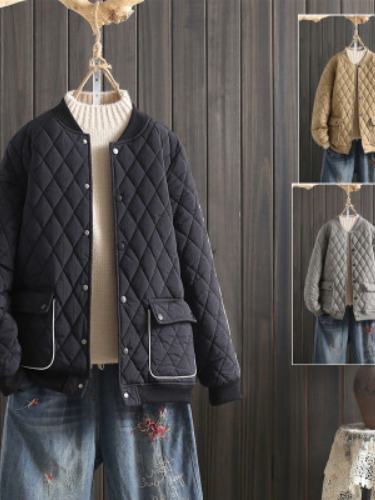 Korean Japanese Winter Thicken - Winter Clothing Label ulasan dan harga