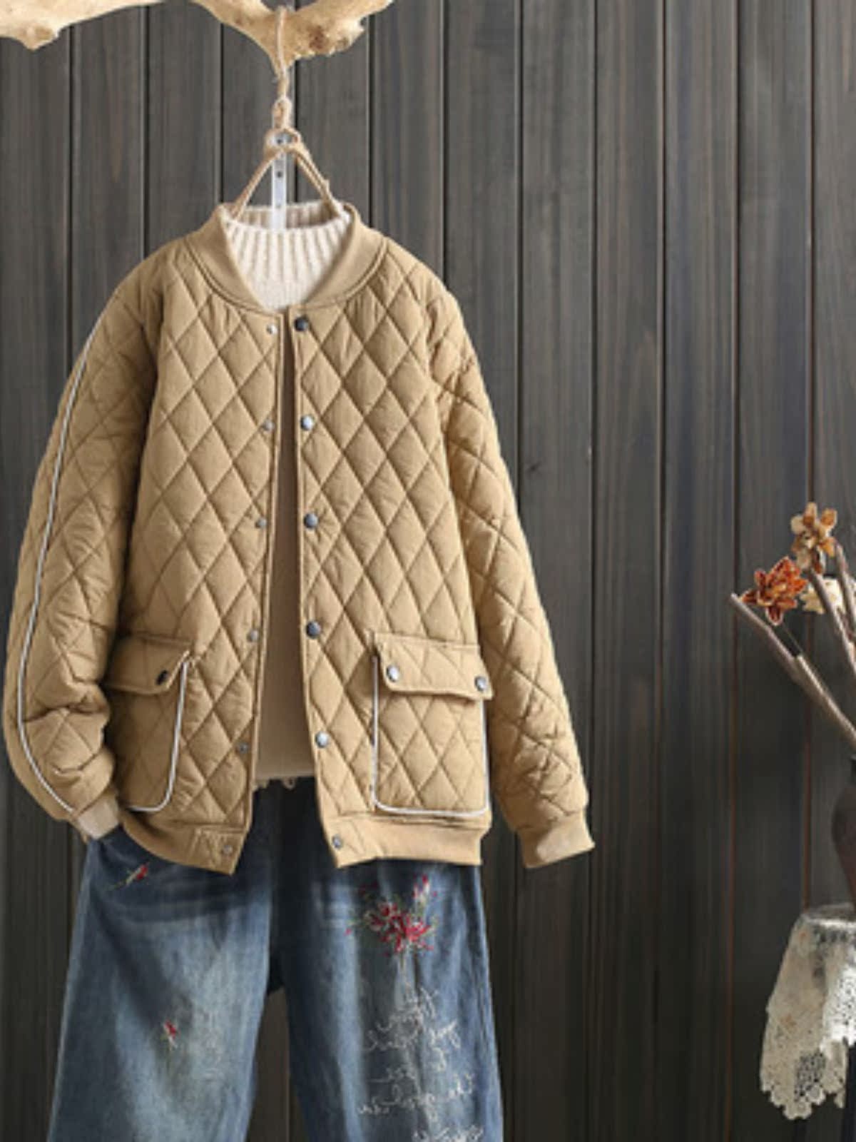 Korean Japanese Winter Thicken - Winter Clothing Label ulasan dan harga