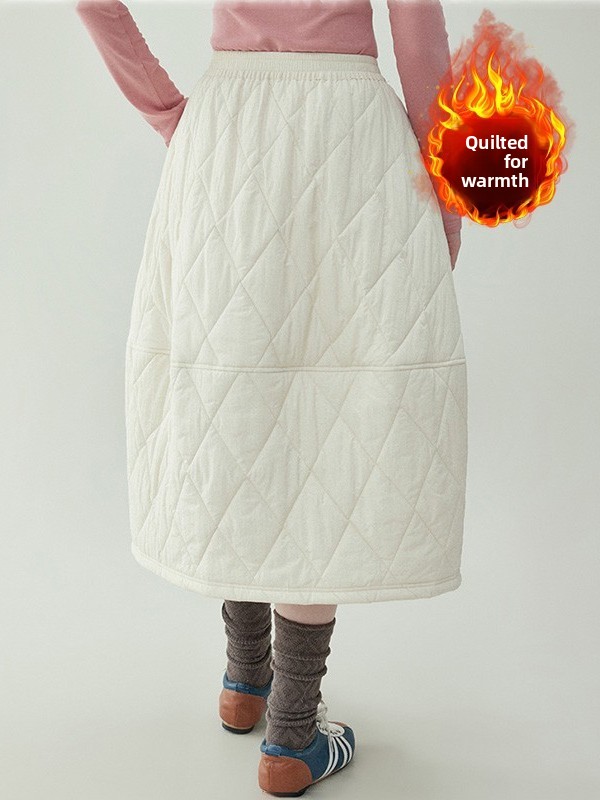 High Waist A-Line Midi Skirt C - Winter Clothing Line ulasan dan harga