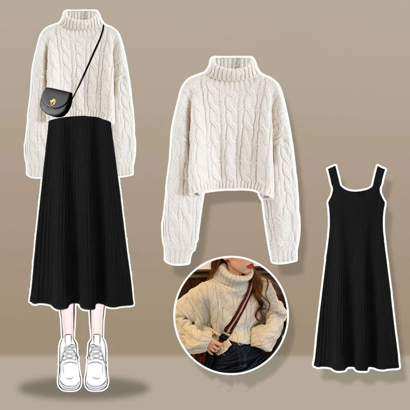 Thickened Linen Pattern Knitte - Winter Clothing Line ulasan dan harga