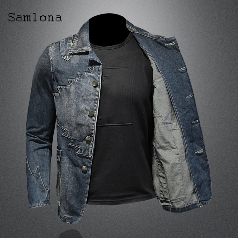 2025 Single Breasted Mens Deni - Winter Clothing Men Style ulasan dan harga