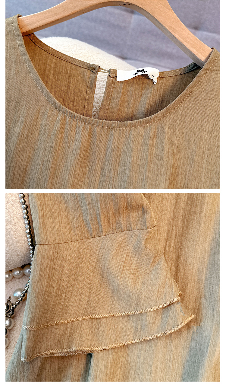 Elegant Vintage O-neck solid l - Winter Clothing Line ulasan dan harga
