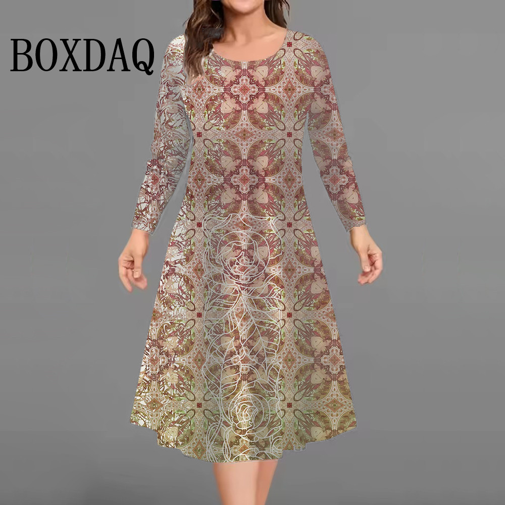 New Fashion Elegant Women Dres - Winter Clothing Line ulasan dan harga