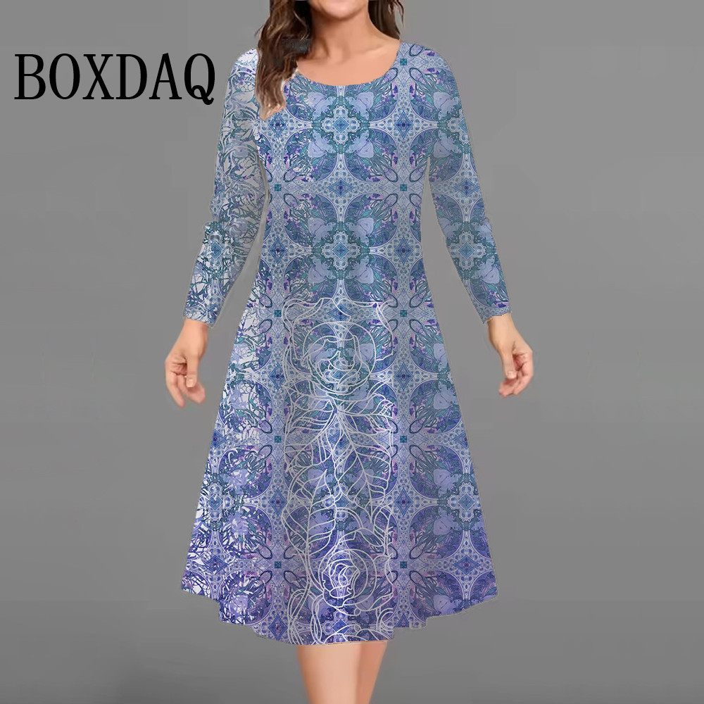 New Fashion Elegant Women Dres - Winter Clothing Line ulasan dan harga