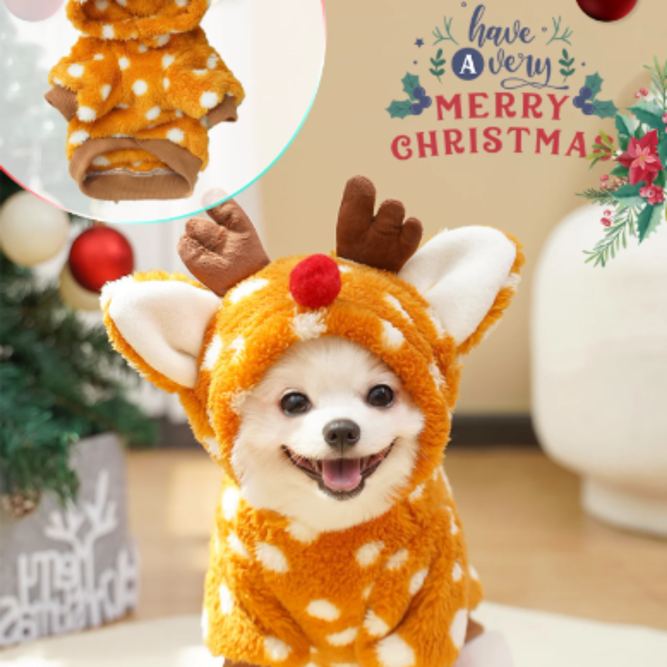 1pc Cute Christmas reindeer pe - Winter Clothing Must Haves ulasan dan harga