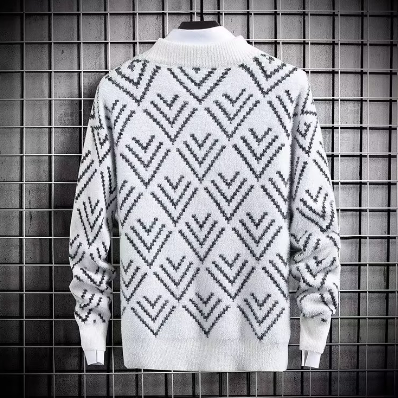 Autumn Winter Men's Sweater Pl - Winter Clothing Men Style ulasan dan harga