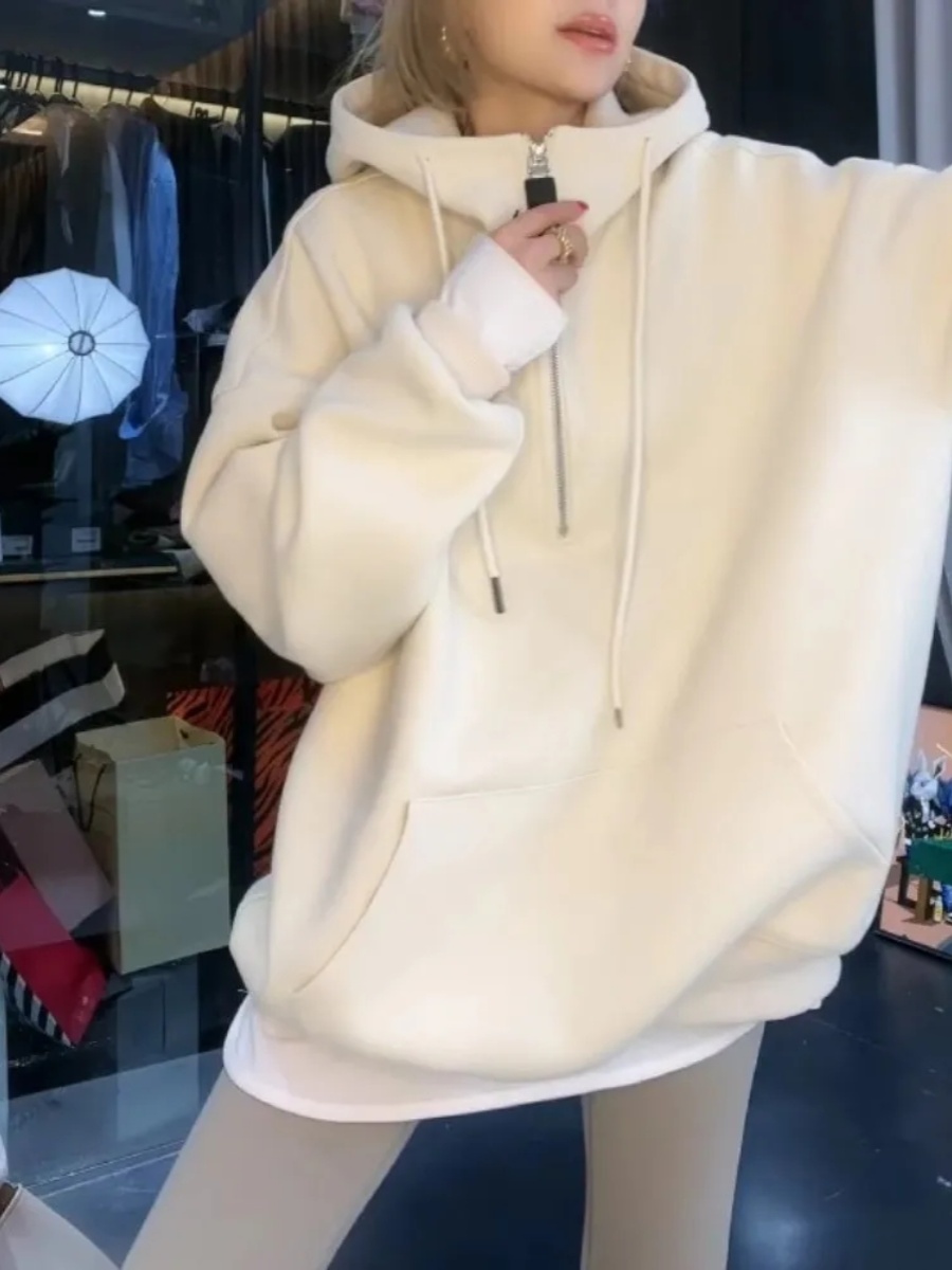 Oversize Fleece Lined Hoodie W - Fleece Hoodie Lined ulasan dan harga