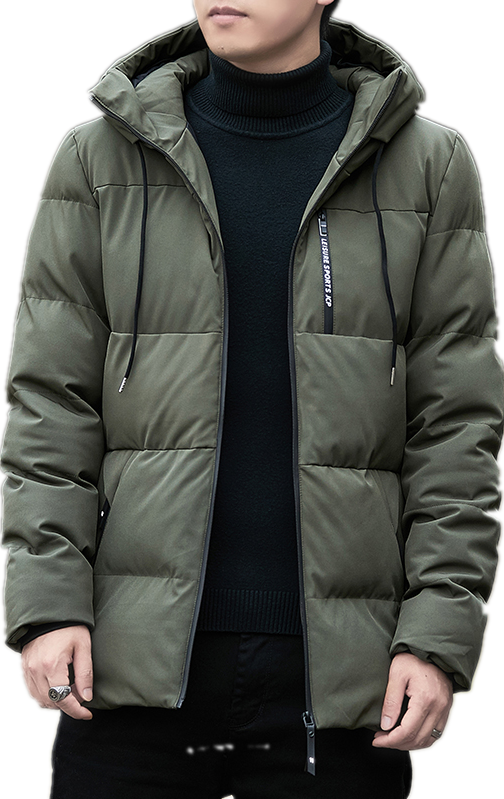 Mens Parkas Solid Color Clothi - Quality Winter Clothing Brand ulasan dan harga